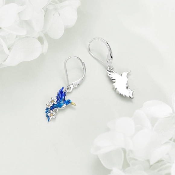 24k Hummingbird Earrings - Picture 5 of 8